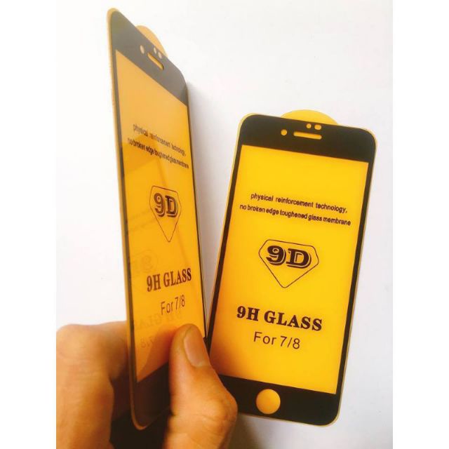 Kính cường lực 9D iphone 7 / 8 / 7 plus / 8 plus full keo màn hình