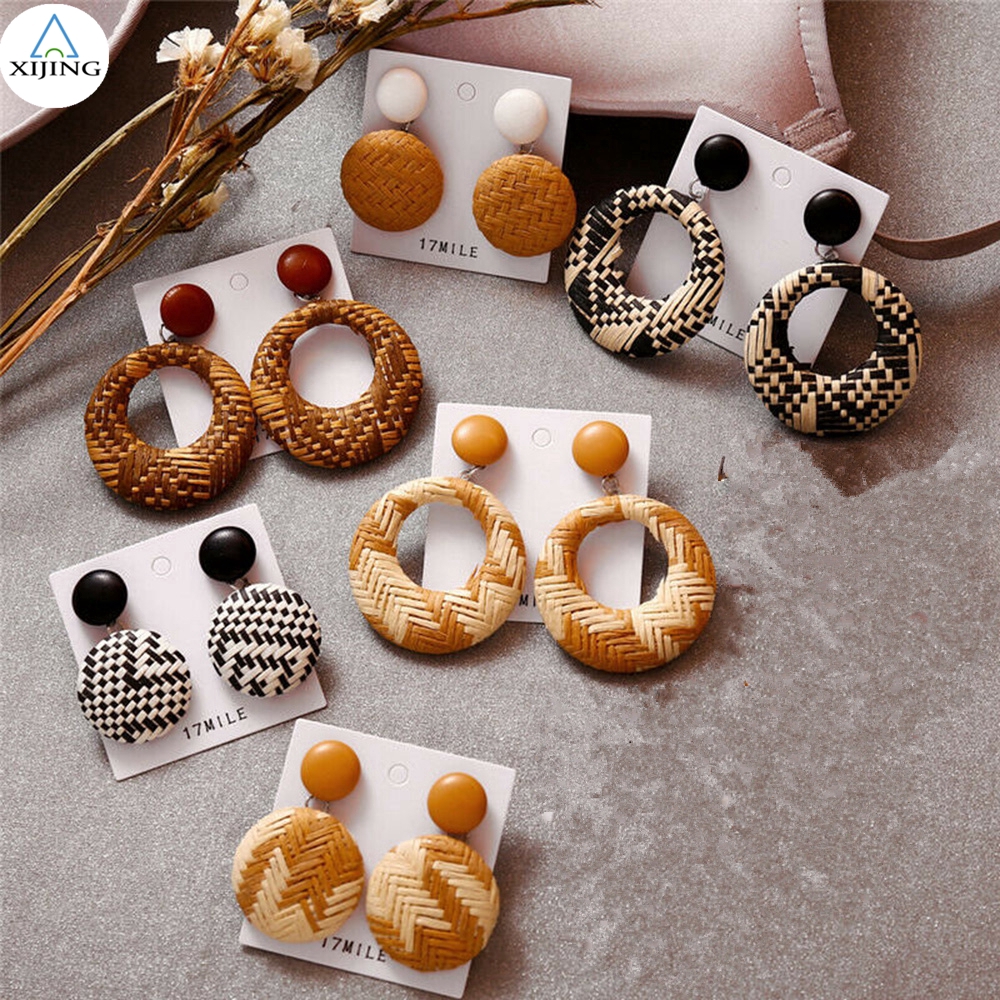 Hoa tai kiểu dáng retro phong cách Bohemian thời trang cho nữ