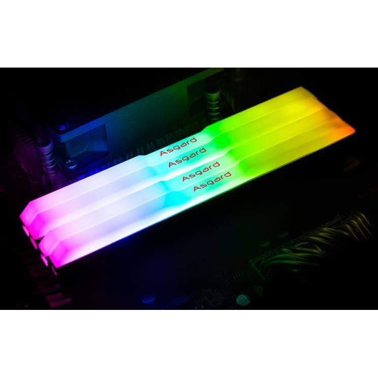 Ram Máy tính PC Ddr4 Asgard W2 8gb 16gb Bus 3000 và Bus 3200 led Rgb BẢO HÀNH 3 NĂM