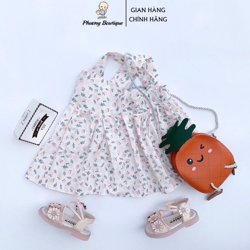 Váy bé gái ROYALKIDS Đầm xòe 2 dây cho bé gái từ 6-16kg