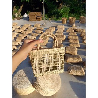 Giỏ cói mini decor Studio_FREESHIP