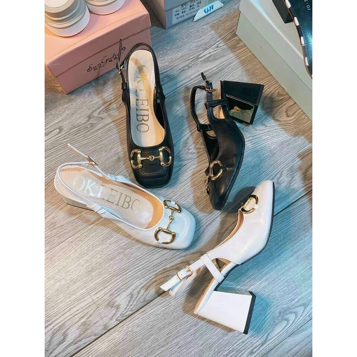 Giày sandal tiểu thư dây xích siêu đẹp