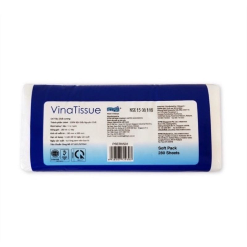 Khăn giấy rút Vina tissue 280 tờ