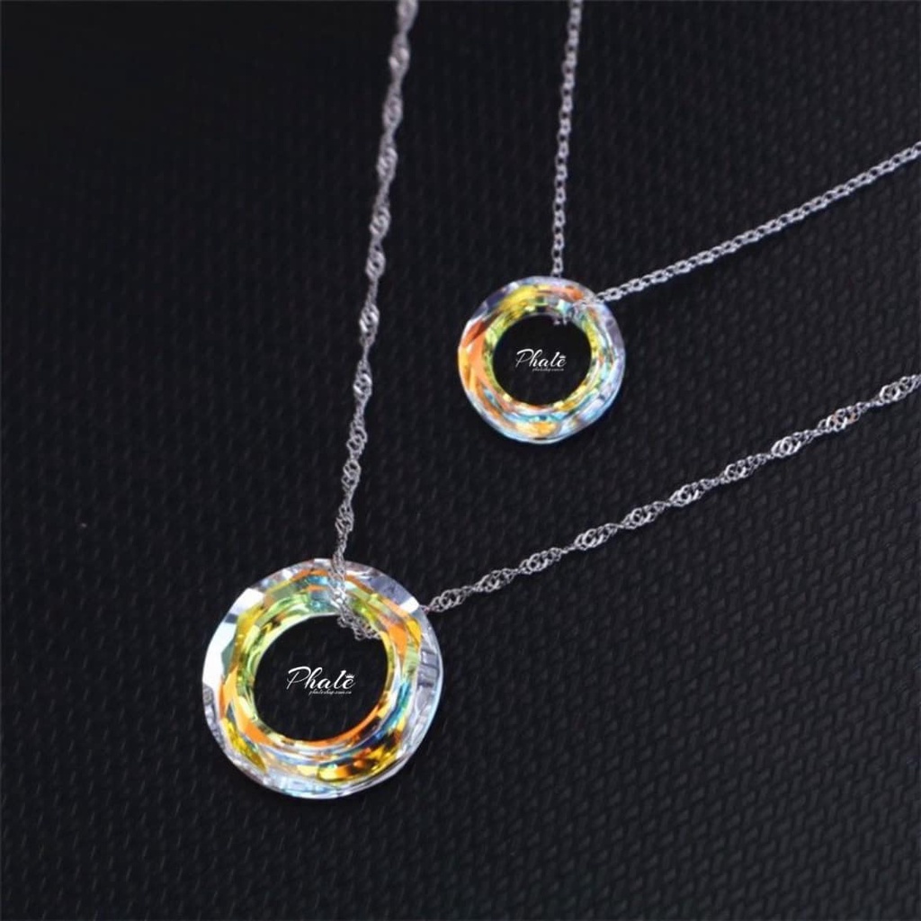 Mặt Dây Chuyền Pha Lê Swarovski Hình Tròn S20mm