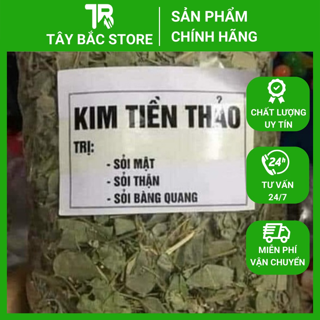 Kim Tiền Thảo Khô Túi 1Kg Sạch Loại 1 Hàng Chính Hãng