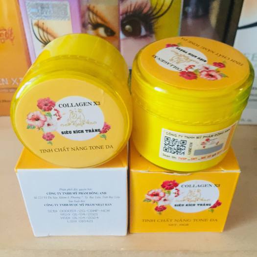 Kem Kích Trắng Body Collagen X3 Đông Anh 30gr