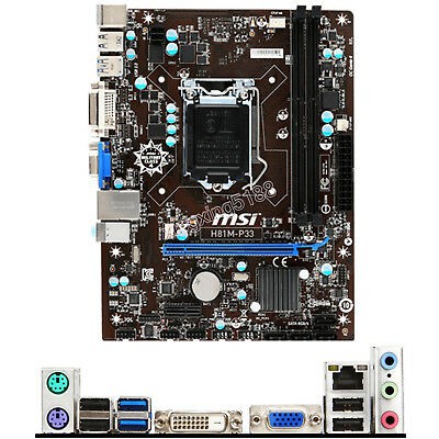 Bo mạch chủ main MSI H81M-P33 socket 1150 đủ chặn | BigBuy360 - bigbuy360.vn
