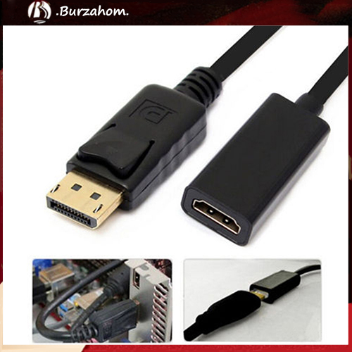 Dây Cáp Chuyển Đổi Đầu Dp Sang Hdmi-Compatible Cho Pc Hp / Dell