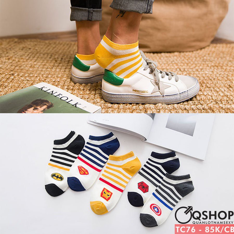 Combo 5 đôi vớ tất cổ thấp