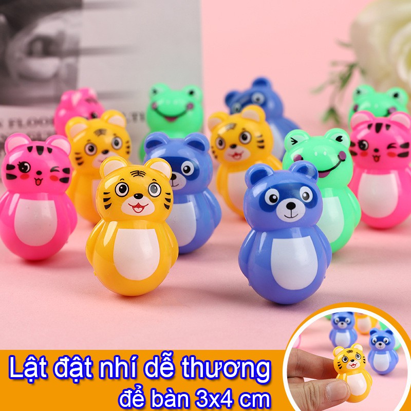 Lật Đật Nhí Mini Siêu Dễ Thương Đáng Yêu - ĐỒ CHƠI TRẺ EM GIẢI TRÍ giáo dục kích thích thị giác cho bé - New4all