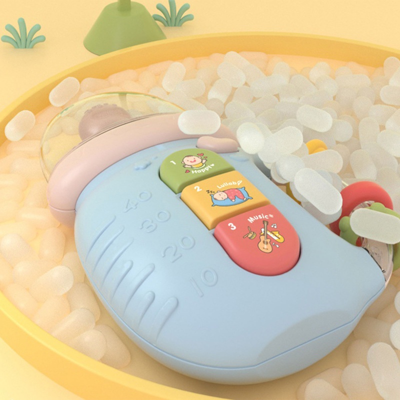 Điện Thoại Đồ Chơi Hình Bình Sữa Phát Nhạc Cho Bé 3M+