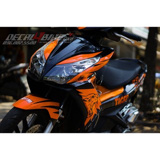 [D4B-Tem chuẩn xịn] Tem trùm xe Air Blade 125 Tiger
