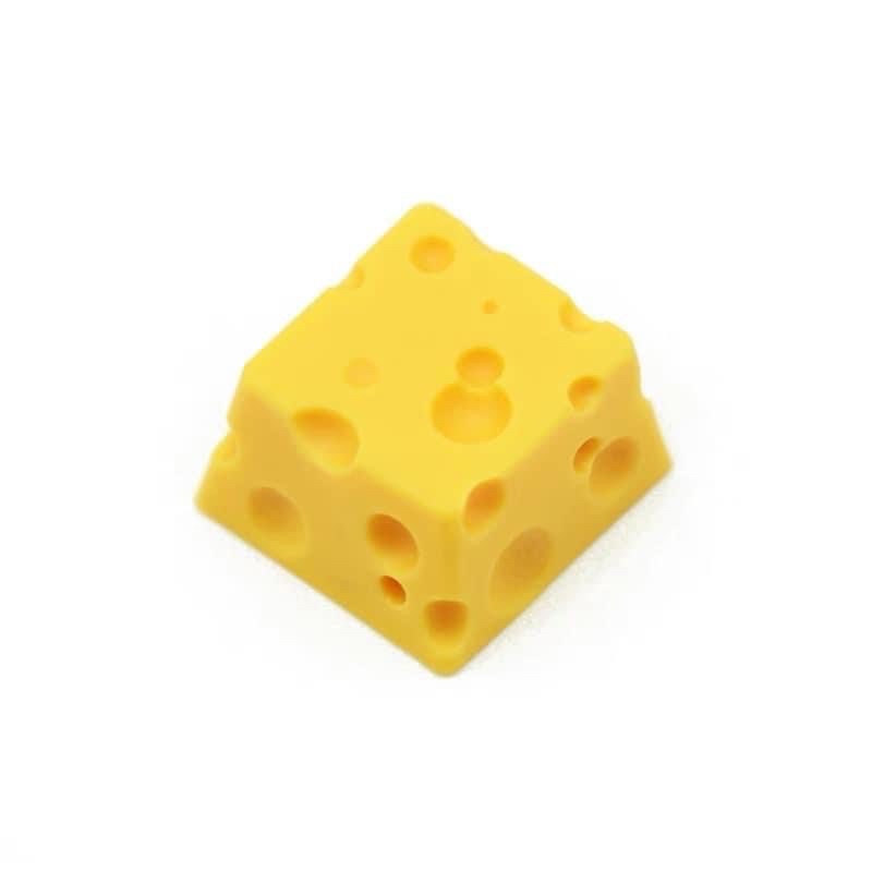 Keycap Phô Mai Resin Lẻ Bàn Phím Cơ Xuyên Led