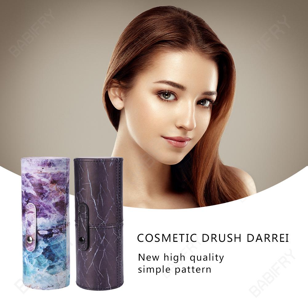Hộp Đựng Cọ Trang Điểm Bằng Da PU Di Động Tiện Dụng
