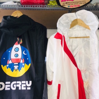 Áo khoác dù degrey (SỈ 95K)ảnh thật có clip 2 màu