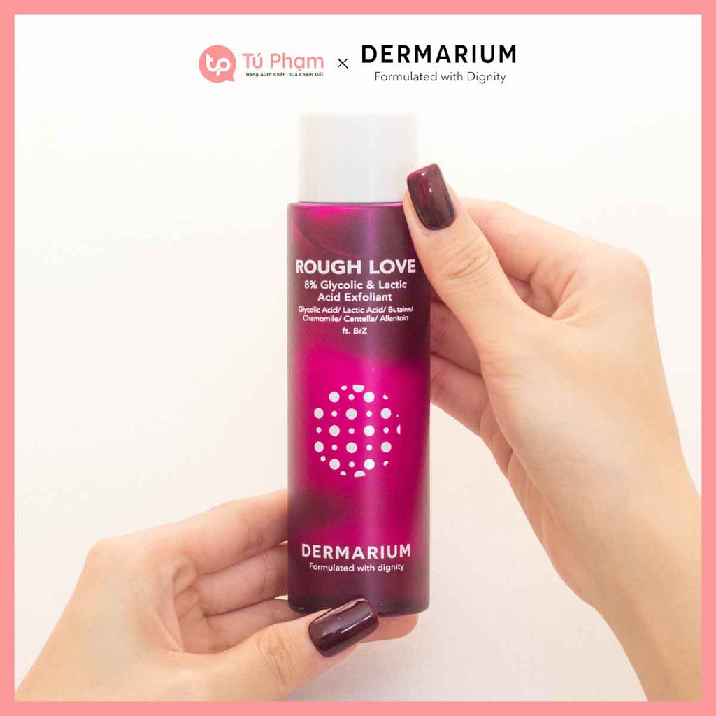 Nước Hoa Hồng Dermarium Rough Addiction 8% AHAs Blend 150ml
