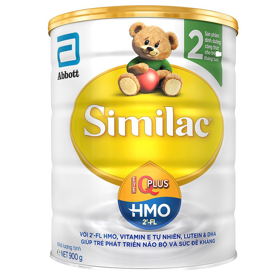 Sữa Bột Abbott Similac IQ2 HMO (900g) date 2020