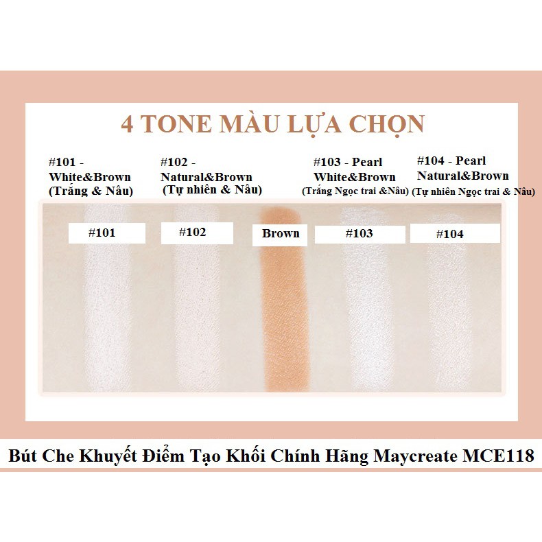 Bút Che Khuyết Điểm Tạo Khối Chính Hãng Maycreate MCE118