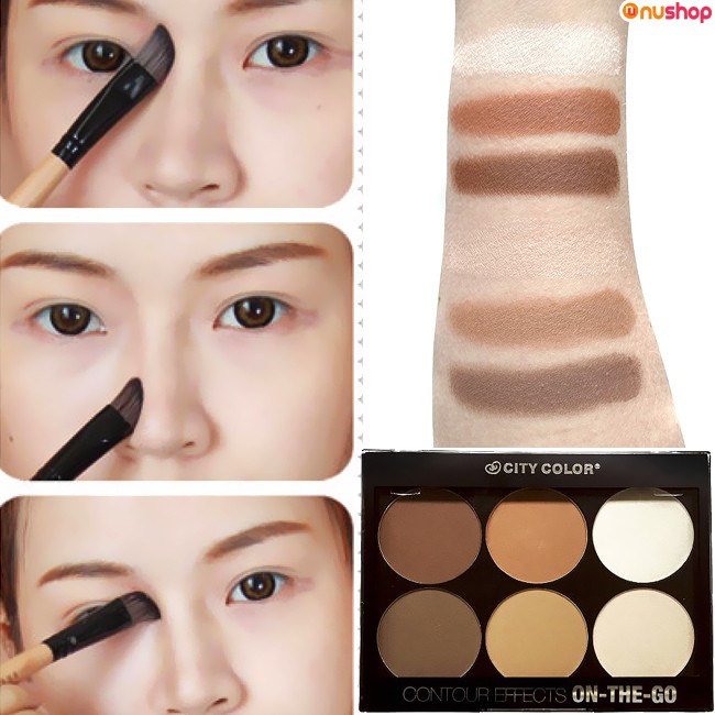 Phấn tạo khối 3 ô City Color Contour Effects Palette cao cấp [ hàng chuẩn EU ] | BigBuy360 - bigbuy360.vn
