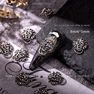 Charm sư tử trang trí móng tay chân mới