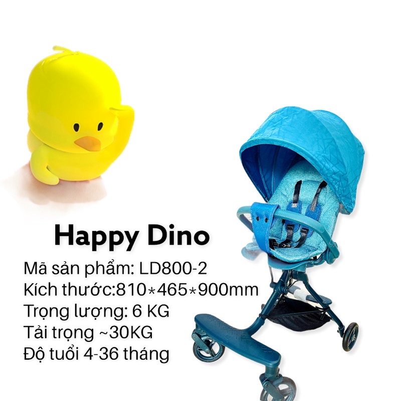 Xe đẩy Goodbaby Happy Dino LD-800có chế độ ngả lưng