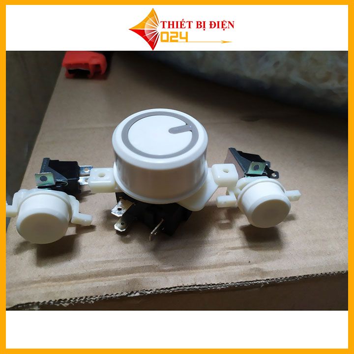 Công tắc quạt điều hoà 6 chân - bộ 3 chiếc đủ núm