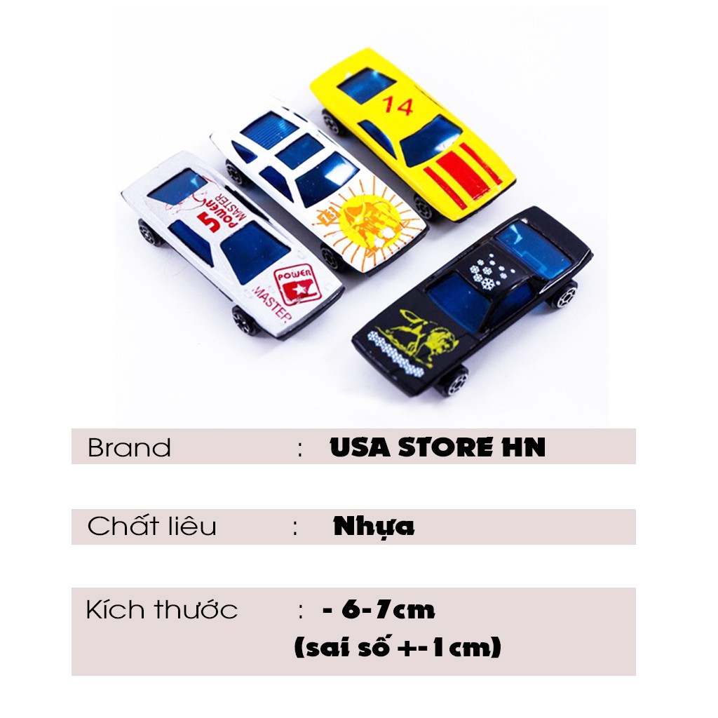 Ô tô đồ chơi mô hình mini cho bé-set 50 ô tô USA_STOREHN