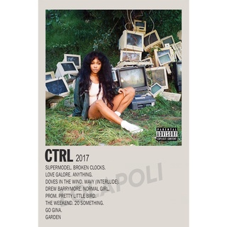 Tấm áp phích in hình Album Ctrl - SZA
