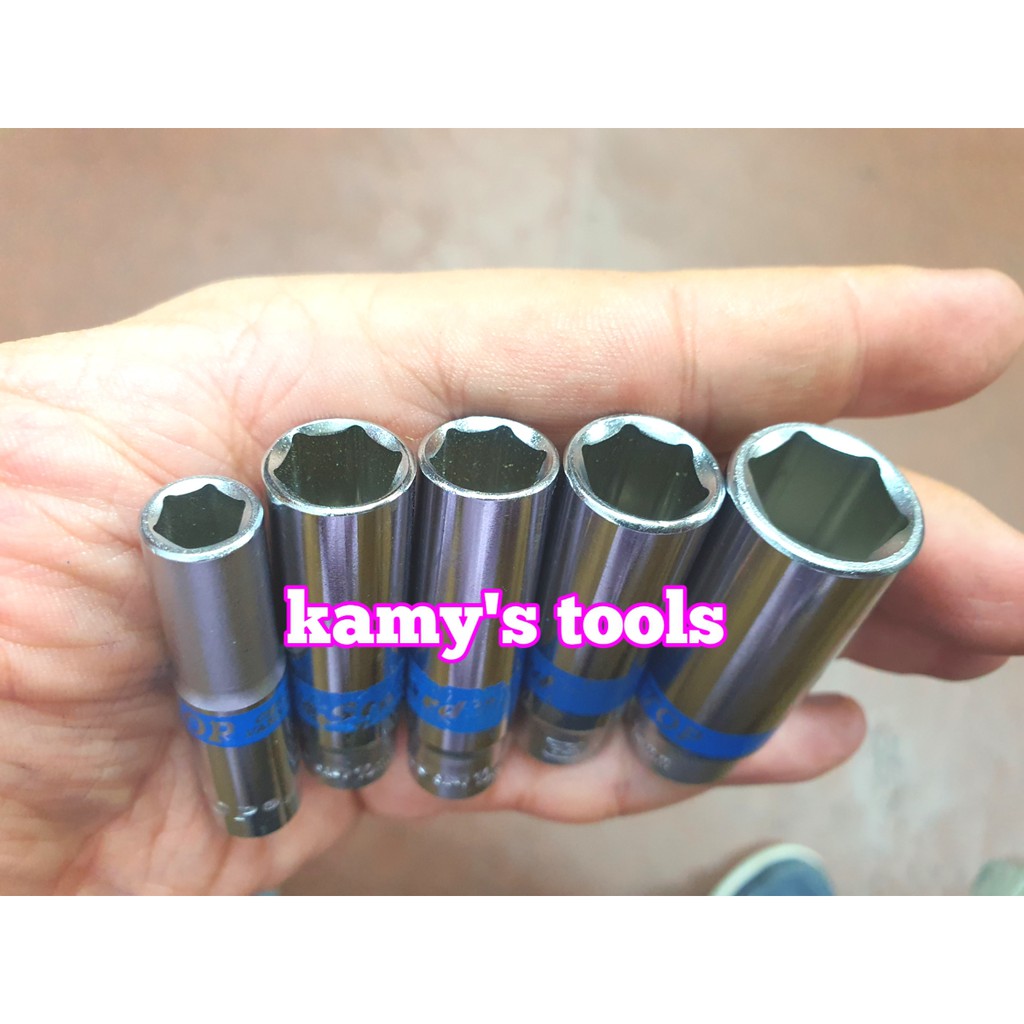 Đầu tuýp đầu khẩu dài lỗ 1/4&quot; Top Standard dài 50mm đủ size