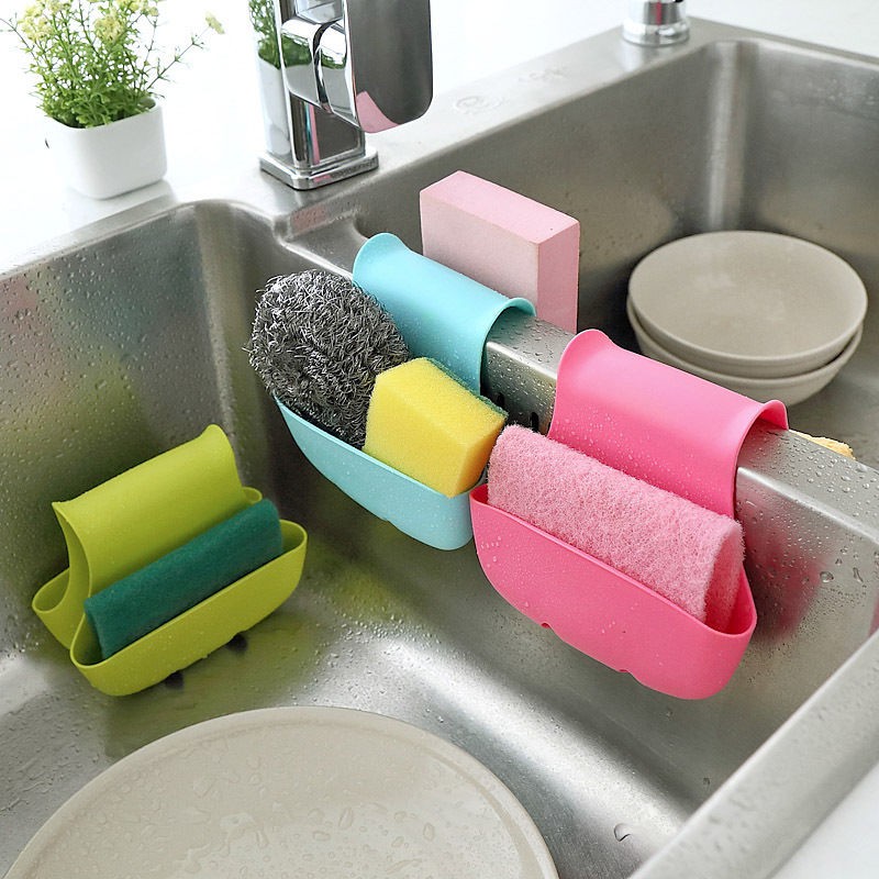 Giá Silicone Đựng Miếng Rửa Chén Tiện Dụng
