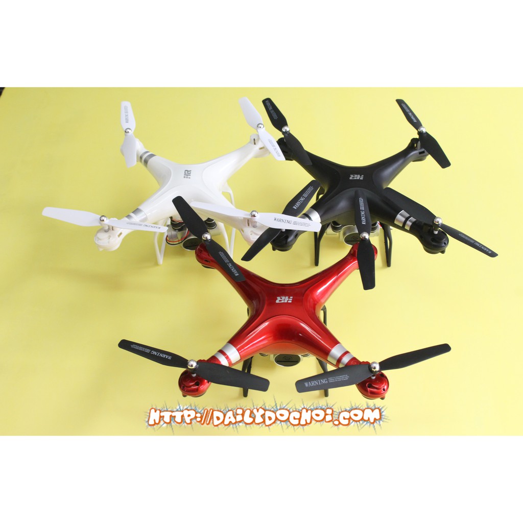 Máy bay giữ độ cao tự cất cánh hạ cánh camera wifi 1080p xoay 270 độ flycam SH5HD