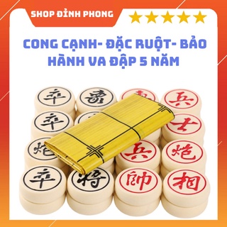 Bộ cờ tướng cao cấp Trung Hoa siêu bền siêu đẹp đập to cực sướng tay quân cờ sắc nét vô cùng Tặng Bàn Cờ