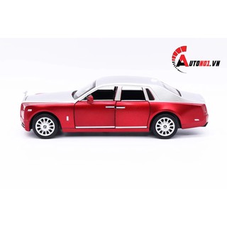 MÔ HÌNH XE ROLL ROYCE PHANTOM RED SILVER 1:30 ICONIC 6353