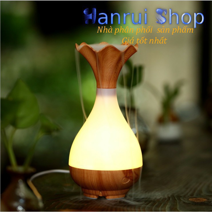 Máy xông tinh dầu khói chảy kiêm đèn ngủ Jade Bottle Aroma Diffuser