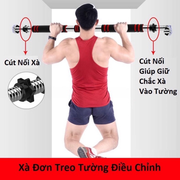 Thanh xà đơn treo tường, gắn cửa điều chỉnh DC009