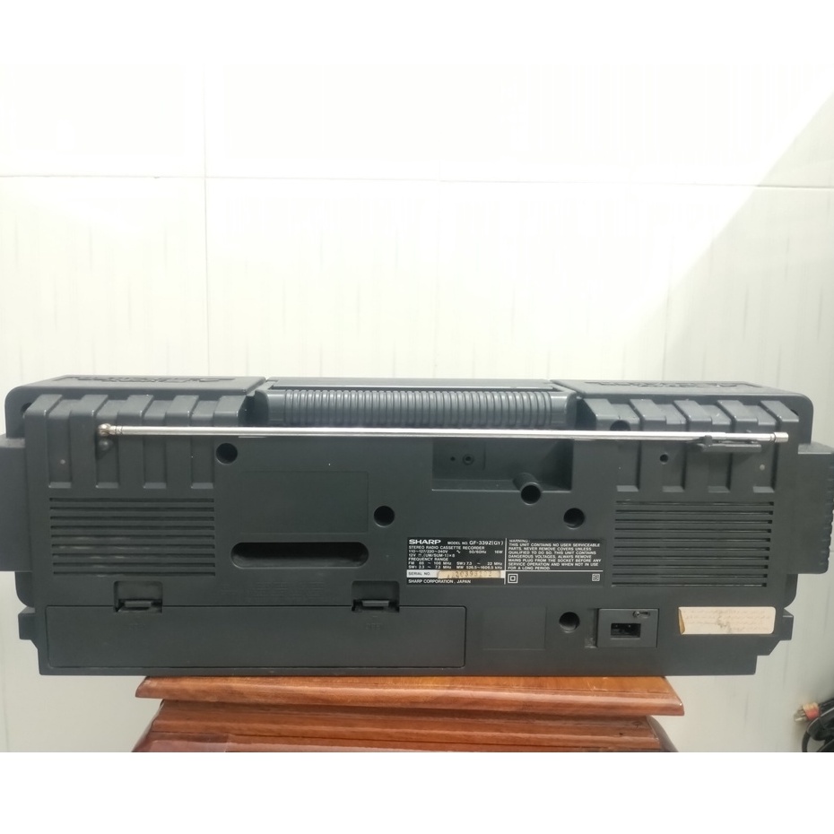 Cassette Sharp GF-339Z đồ cũ hát tốt radio cassette