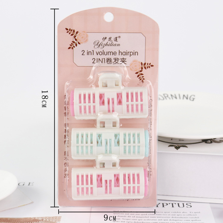 (Hàng Có Sẵn) Lô Cuốn Tóc Dài Tự Dính Bằng Nhôm 7cm Phong Cách Hàn Quốc