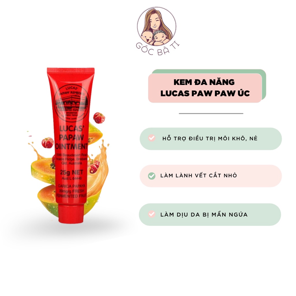 KEM ĐA NĂNG LUCAS PAW PAW ÚC