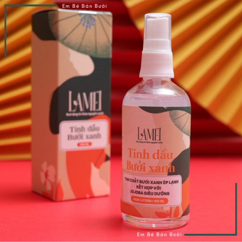 Tinh Dầu Bưởi Xanh Lamei 100 ml - Giúp Mọc Tóc - Em Bé Bán Bưởi