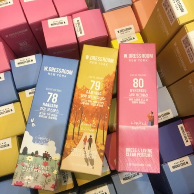 Nước hoa W.dressroom New York Dress & Living clear perfume xịt thơm quần áo, phòng ngủ... chính hãng Hàn Quốc | Thế Giới Skin Care