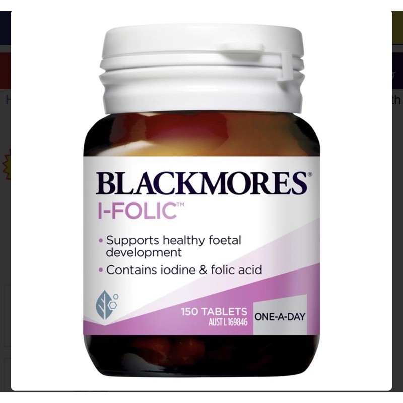 Viên Folic Blackmores Folate 90 viên Úc