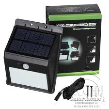 Đèn năng lượng mặt trời solar 40 Led cảm biến ánh sáng mặt trời và chuyển động