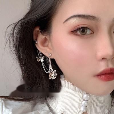 Bông Tai Hình Cánh Bướm Đơn Giản Thời Trang