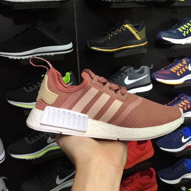 (video_ảnh thật) giày sneaker nmd hồng đất (nữ)