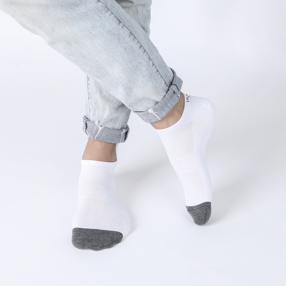 Tất vớ nam nữ unisex cao cấp Trady chống hôi chân, thông thoáng thích hợp đi giày thể thao, giữ ấm đôi chân