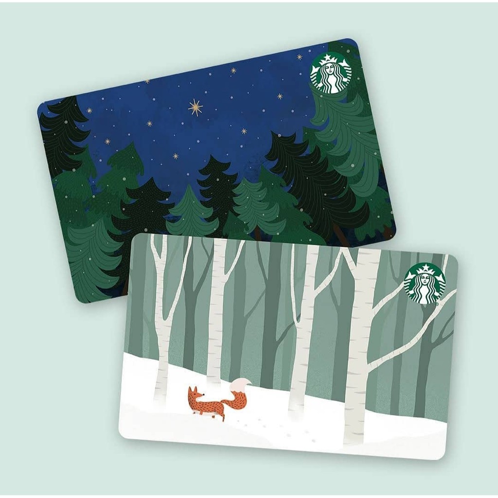 Thẻ Starbucks US lưu niệm - Phiên bản Christmas 2020