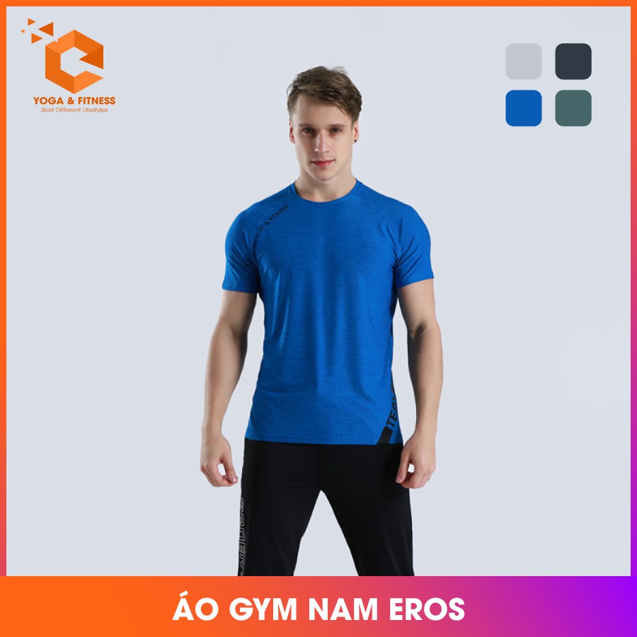 Áo thun thể thao Nam EROS - CHUYÊN TẬP GYM - CO GIÃN 4 CHIỀU - VẬN ĐỘNG LINH HOẠT