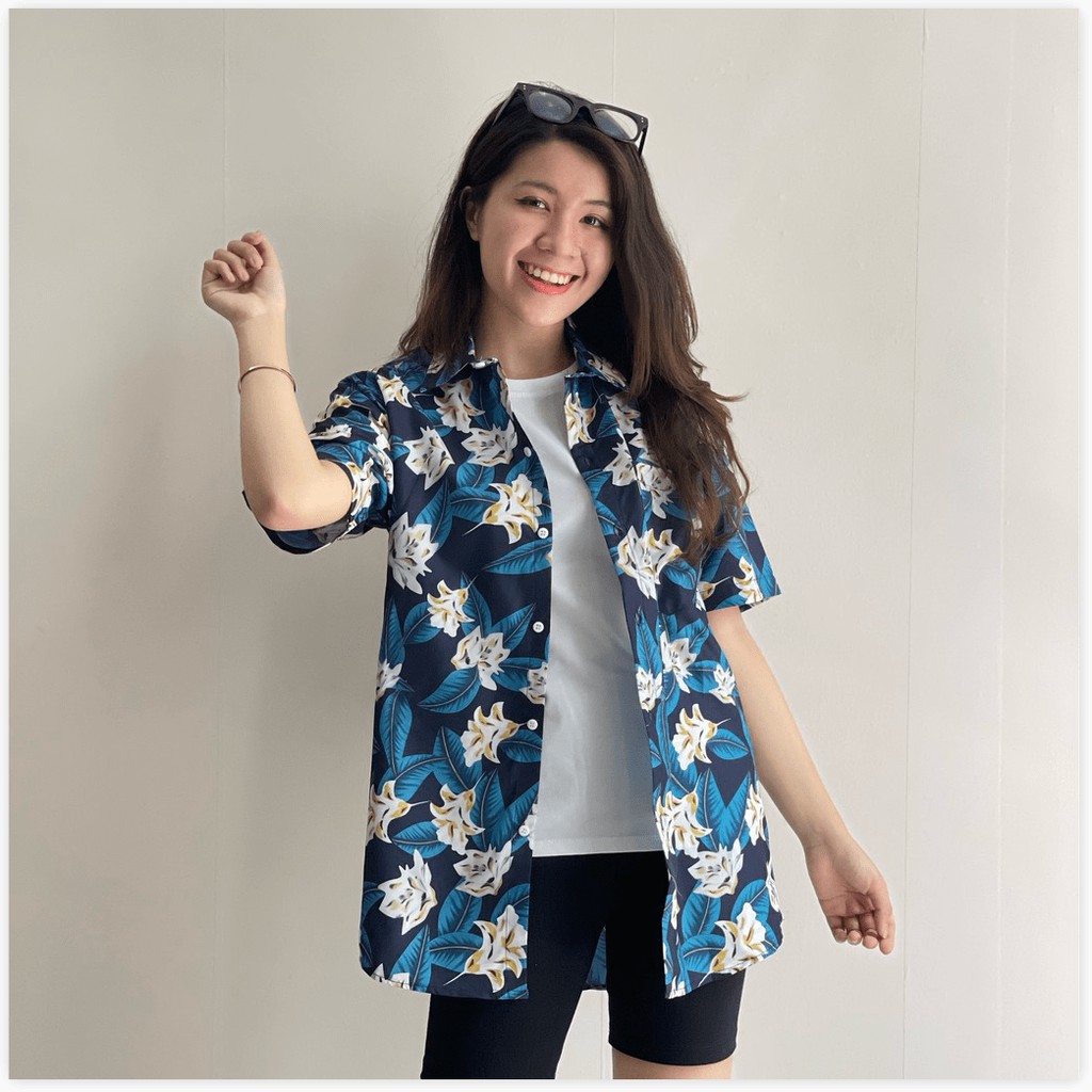 ÁO SƠ MI NAM NỮ,THIẾT KẾ HỌA TIẾT SIÊU NGẦU,CHẤT LIỆU VÃI THOÁNG MÁT  THỜI TRANG KME.STORE