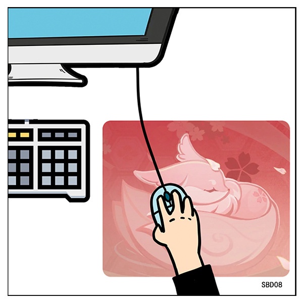 Ag GenshinImpact Anime Kazuha Zhongli Hutao Tấm Lót Chuột Và Bàn Phím Máy Tính