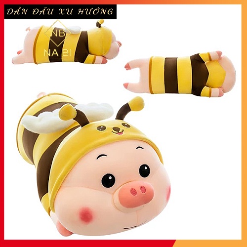 Gấu Bông Heo Ong Hàng Nhập 1m2 Siêu To Khổng Lồ Heo Bông Cosplay Ong Vàng  100% GÒN XƠ TRẮNG GIÁ RẺ NHẤT